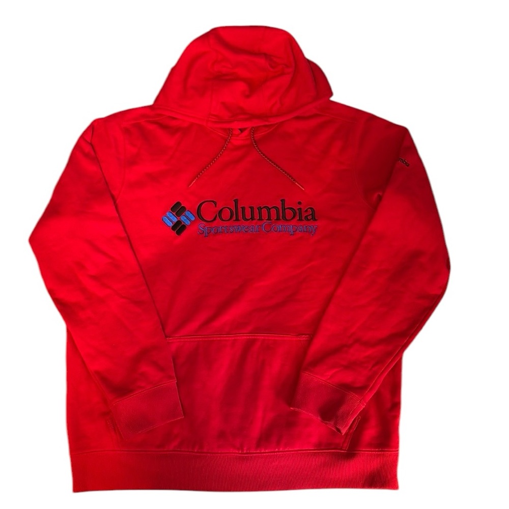 Vintage Style Columbia Hooded Sweatshirt